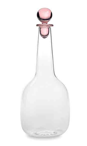 Water & Wine Carafe Set 41oz, Clear, Wine