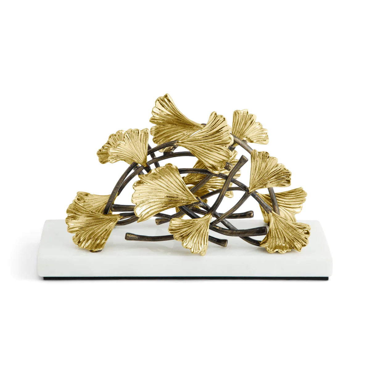 Golden Ginkgo Vertical Napkin Holder